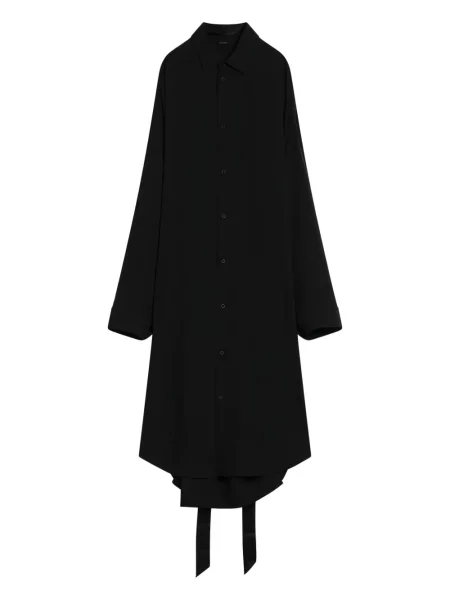 Rochie Balenciaga cu șireturi din dantelă negru