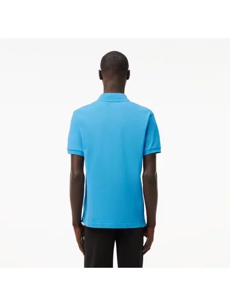 Lacoste Koszulka Polo Oryginał Petit Piqué niebieska