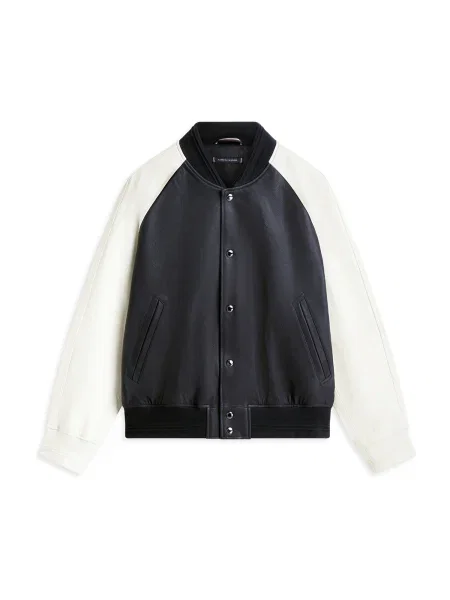 TOMMY HILFIGER Prehodna jakna marine / off-bela bela