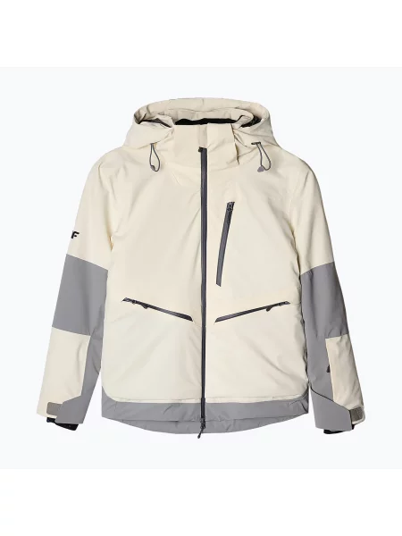 Lyžařská bunda 4F off white bílá