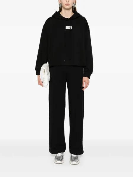 Hanorac cu glugă Mm6 Maison Margiela negru