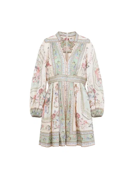 Lniana sukienka mini Zimmermann