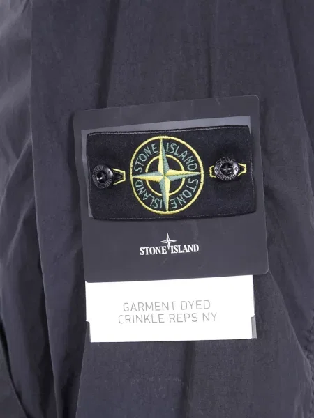 Lung geacă Stone Island cu strasuri albastru