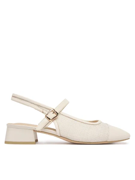 Pantofi pumps Caprice Écru