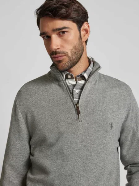 Polo Ralph Lauren sweter wełniany szary
