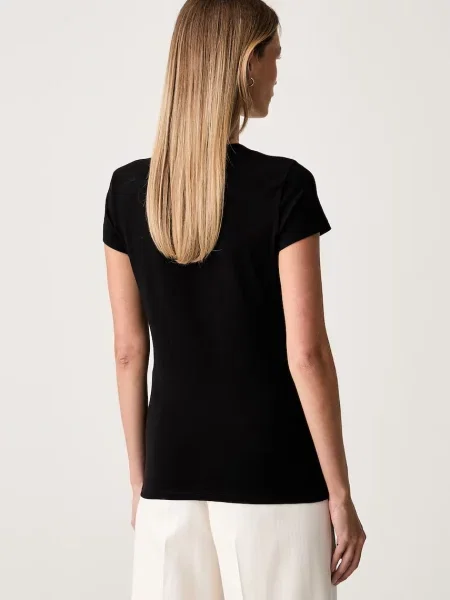 Póló Armani Exchange fekete
