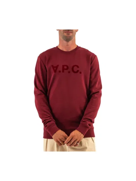 Bluza A.p.c. z logo czerwona