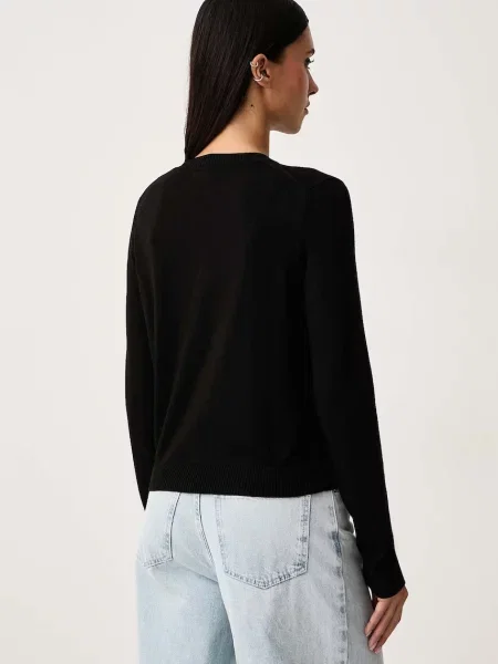 Kardigan Guess Jeans wełniany czarny