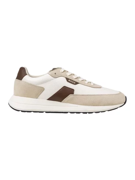 Sneakersy Boss beżowe