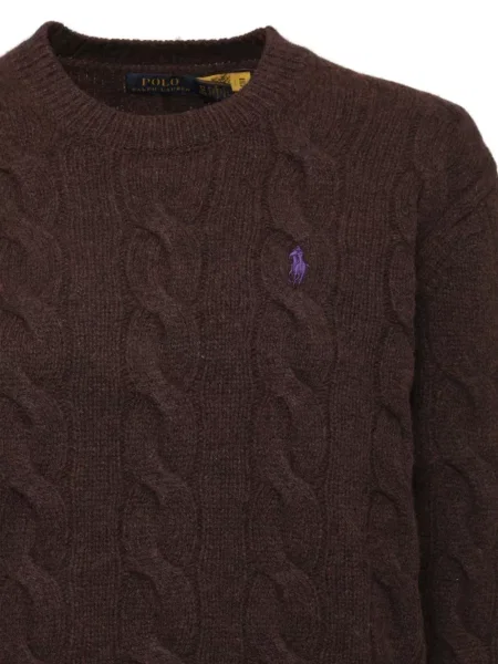 Blugi Polo Ralph Lauren cu decolteu în V de catifea cord cu dungi albastru
