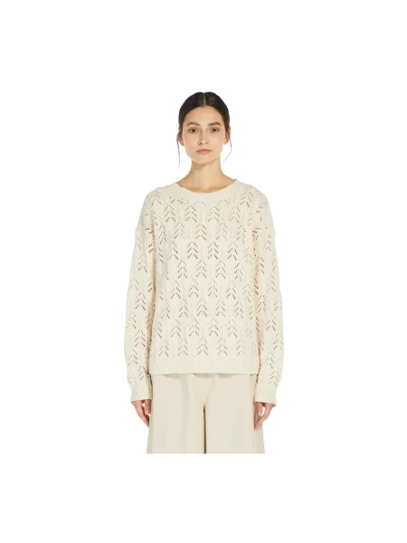 Sweter Weekend Max Mara biały