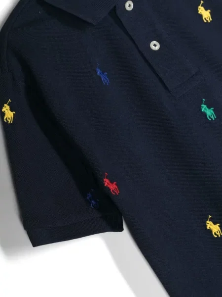 Koszulka polo dziecięca Polo Ralph Lauren niebieska