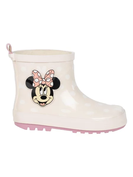 Cizme de cauciuc copii Minnie alb