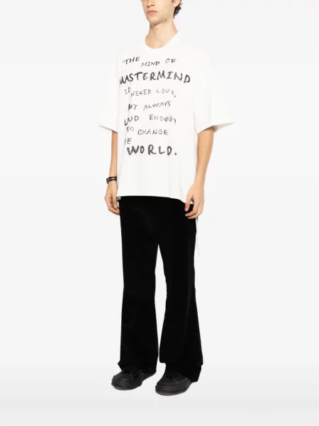 Tricou Mastermind World cu imagine alb