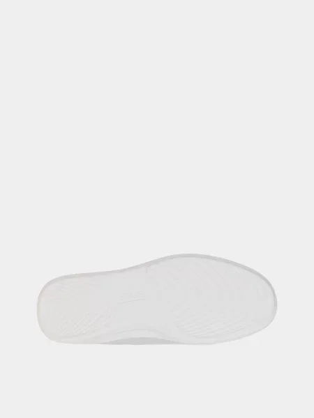 Кожаные кеды Skechers серые