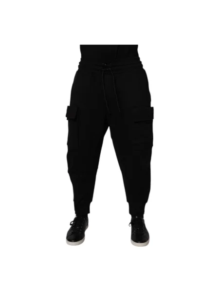 Spodnie cargo Dolce And Gabbana czarne