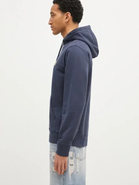 Maison Kitsuné μπλούζα Fox Head Patch Regular Hoodie μπλε