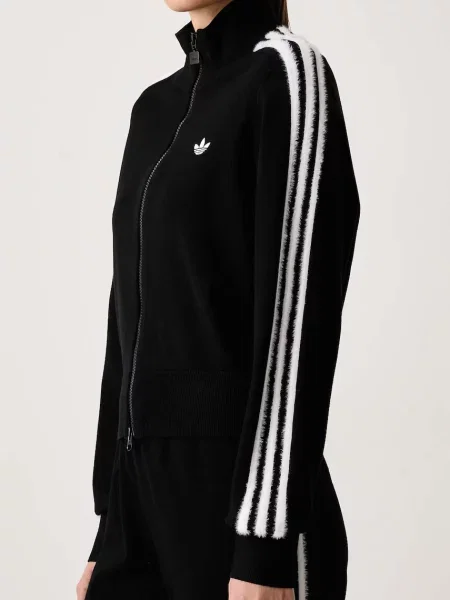 Суичър с цип Adidas Originals черно