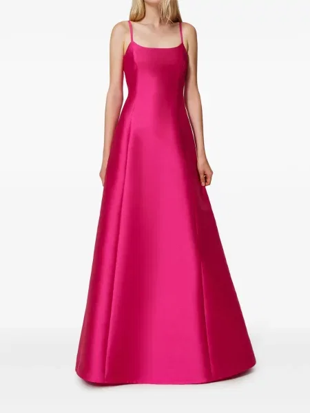 Rochie Twinset din țesătură twill roz