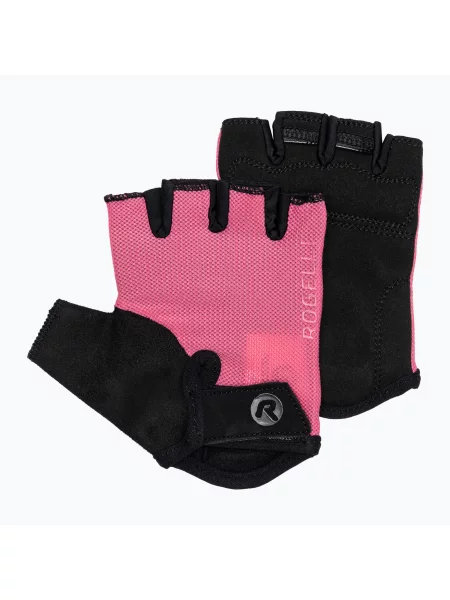 Cyklistické rukavice Rogelli Core pink