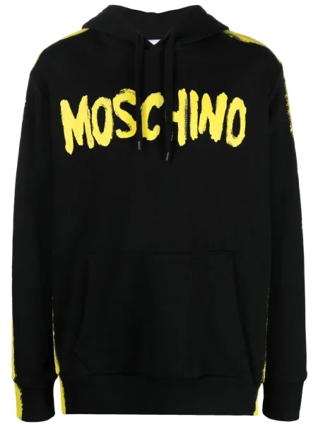 Pulover Moschino cu imagine negru