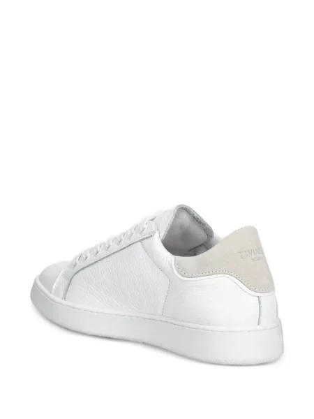 Sneakerși Twinset din piele alb