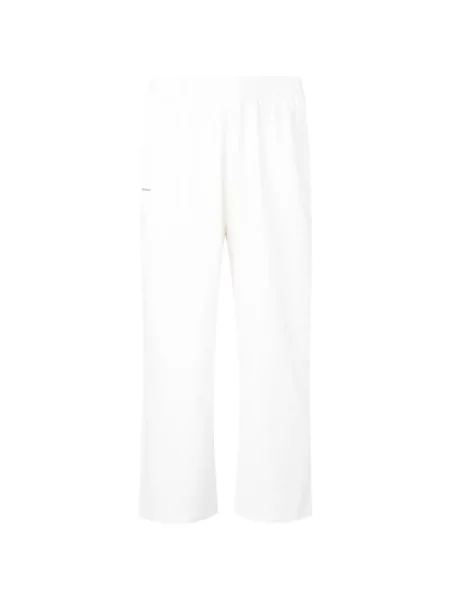 Pantaloni Pangaia alergare alb