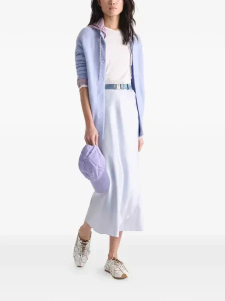 Fustă Dorothee Schumacher din satin albastru