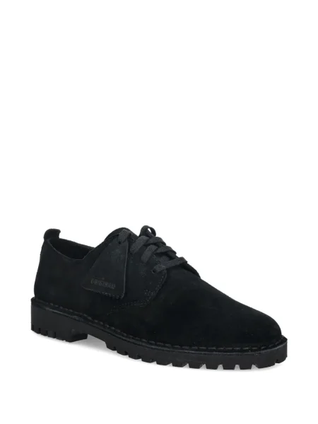 Pantofi derby Clarks Originals din piele de căprioară negru