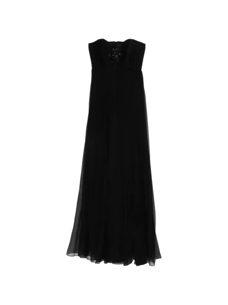 Maxi rochie maxi M.marquise fără bretele de costum negru