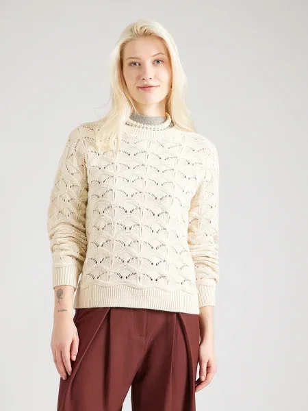 VERO MODA Pulover VMINDIGO' alb