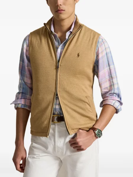 Vestă Polo Ralph Lauren reversibilă maro