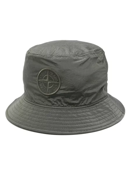Pălărie Stone Island cu broderie verde