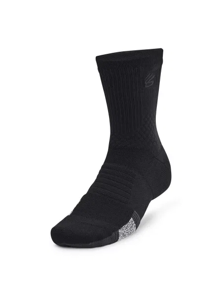 Under Armour Curry AD Playmaker 1P Mid fekete/antracit/fekete férfi zokni. Méret: L fekete