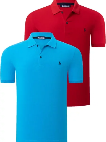 Tricou polo Dewberry albastru