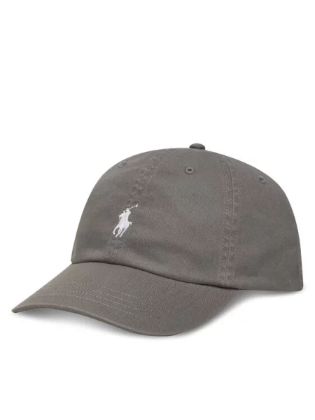 Polo Ralph Lauren czapka z daszkiem gładka szary