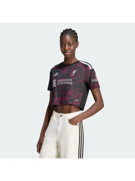 Koszulka o skróconym fasonie z trzeciego zestawu Liverpool FC czarna