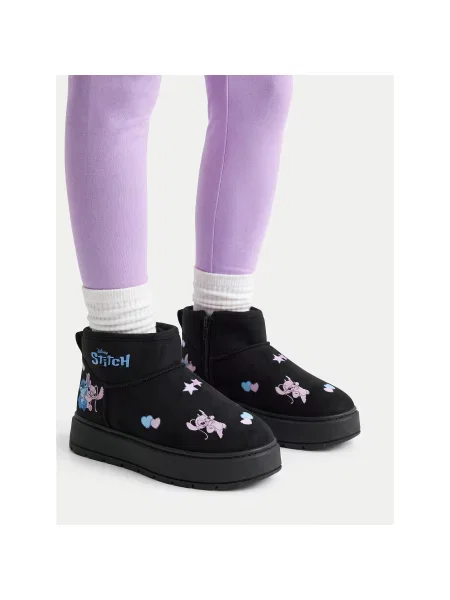 Cizme de zăpadă Disney Classics negru