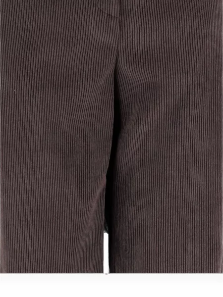 Pantaloni F.it de catifea cord maro