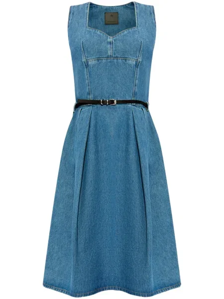 Talia sukienka jeansowa Givenchy garniturowa niebieska