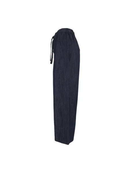 Spodnie Max Mara niebieskie