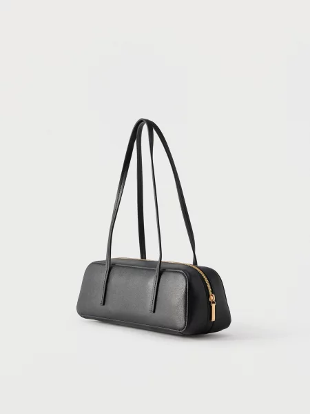 Calvin Klein Geantă Foil Logo Bauletto negru