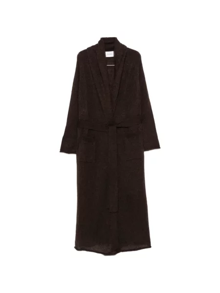 Gulerat cu centură cardigan The Andamane maro
