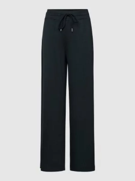 Szerokie spodnie dresowe Soyaconcept czarne