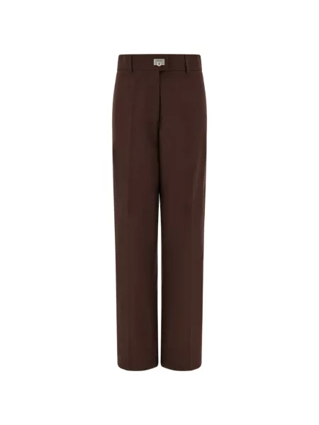 Pantaloni Ferragamo maro