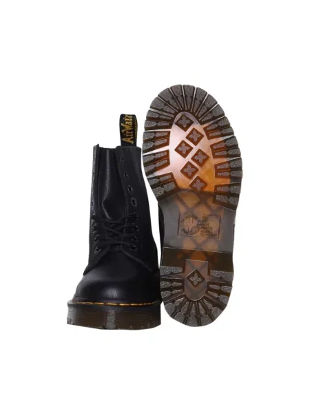 Botki Dr. Martens sznurowane skórzane czarne