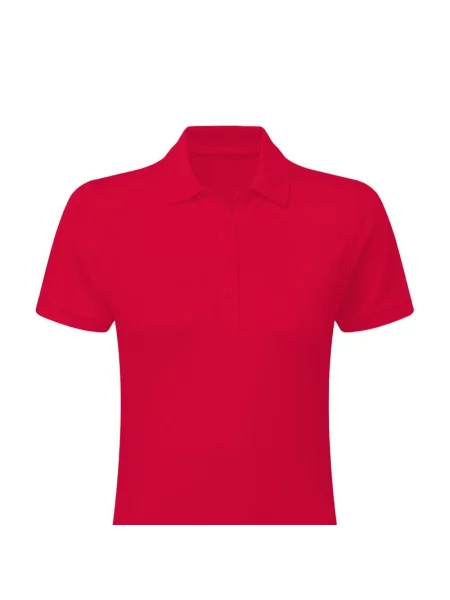 Koszulka Polo Signature Stretch Bez Metki czerwona