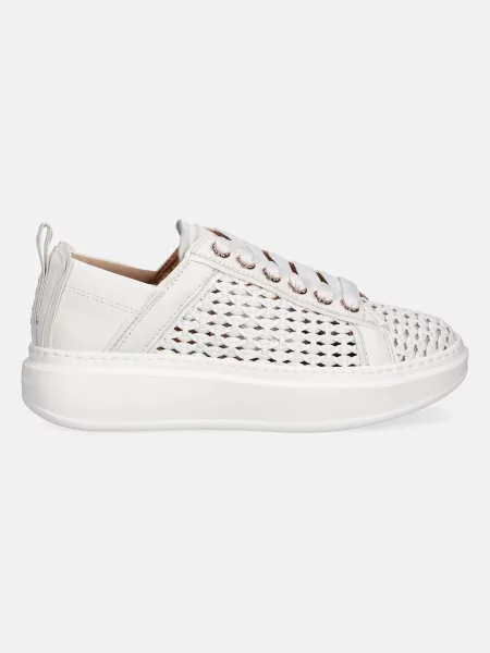 Alexander Smith Sneakers WEMBLEY cu adaos de piele alb