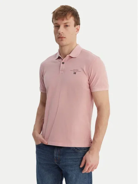Napapijri Tricou polo Elbas roz