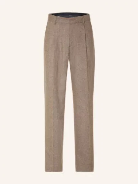 Tiger Of Sweden Spodnie Garniturowe Todne O Kroju Regular Fit beige beżowe